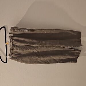 J. Jill Love Linen Gray Linen Pants size large womens
